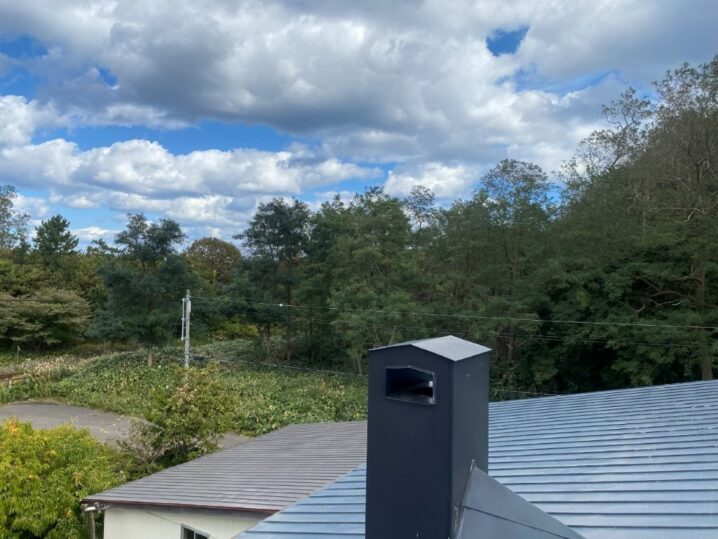 山奥の煙突掃除