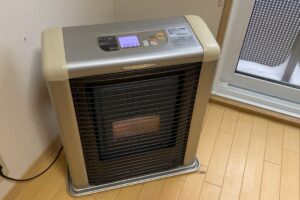 灯油切れエラーで停止したストーブ