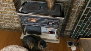  豊平区平岸で点検清掃を行ったストーブ本体の写真