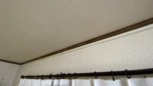 修繕が完了し、スッキリした壁際