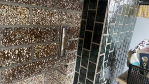 ペチカの空気の流れを調節するダンパーパーツ